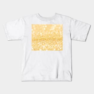 Glittering gold Kids T-Shirt